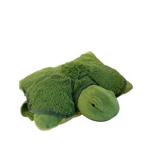 Pillow Pets Turtle Mini Pillow Green Soft Plush Stuffed Animal Collectible 18"